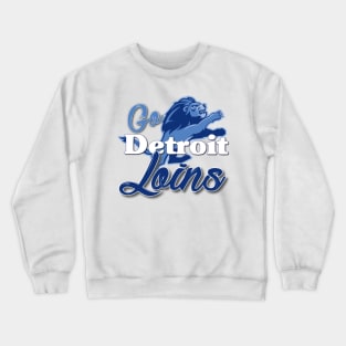 detroit lions Crewneck Sweatshirt